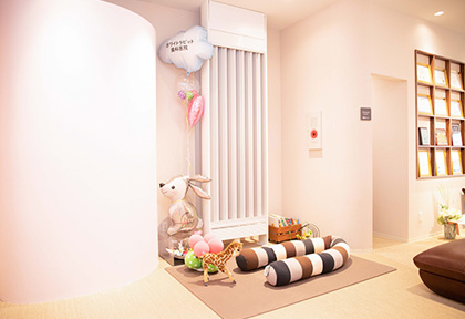 ホワイトラビット歯科医院のキッズスペース